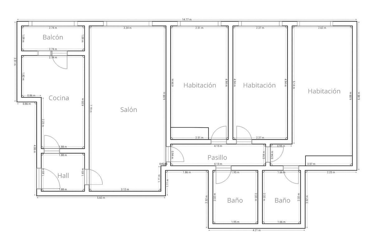 Piso en Venta en Calle del Planeta Urano - 52