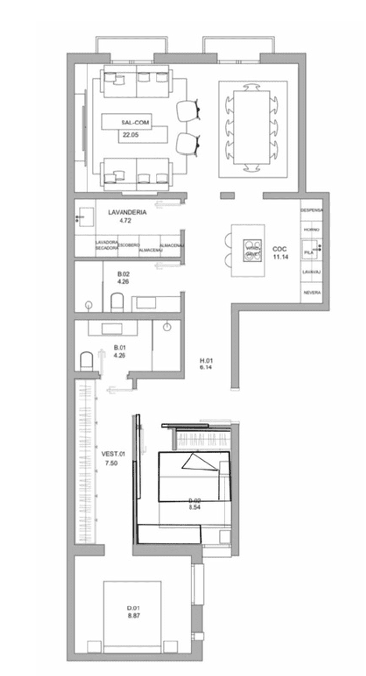 Piso en Venta en Calle de Arrieta - 38
