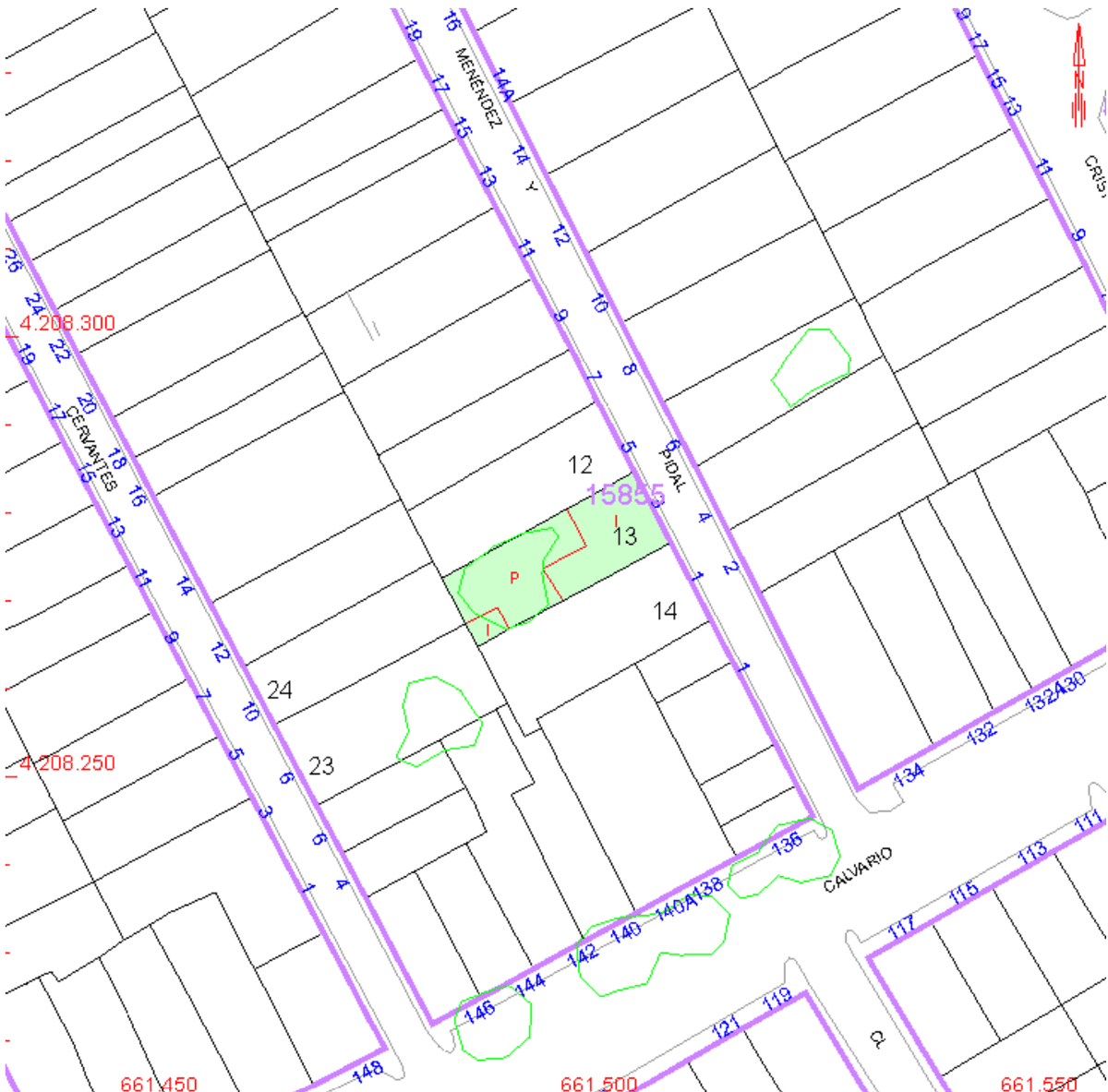 Terreno residencial en Venta en Calle Menéndez Pidal - 13