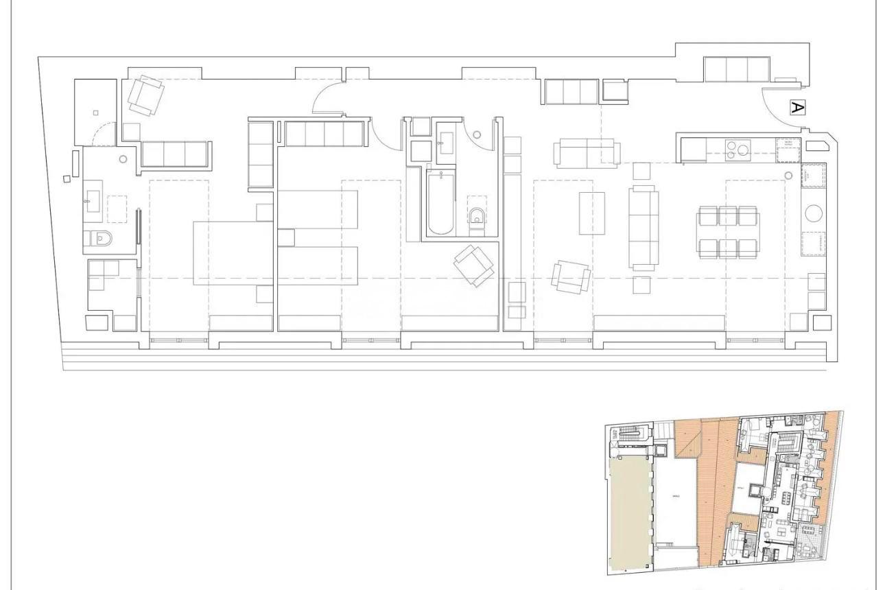 Ático exclusivo de diseño en finca histórica – lujo tranquilo en pleno Madrid - 7