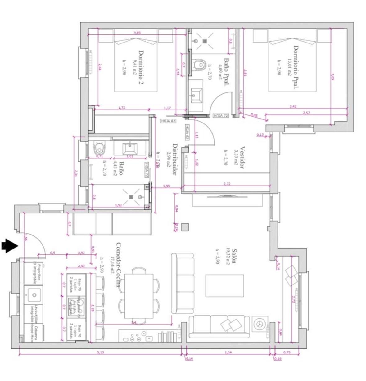 Piso en Venta en Calle de Castelló - 19