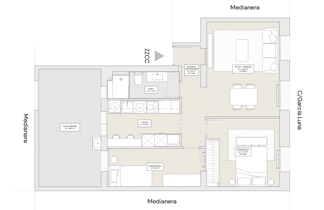 Piso en Venta en C. de García Luna - 1