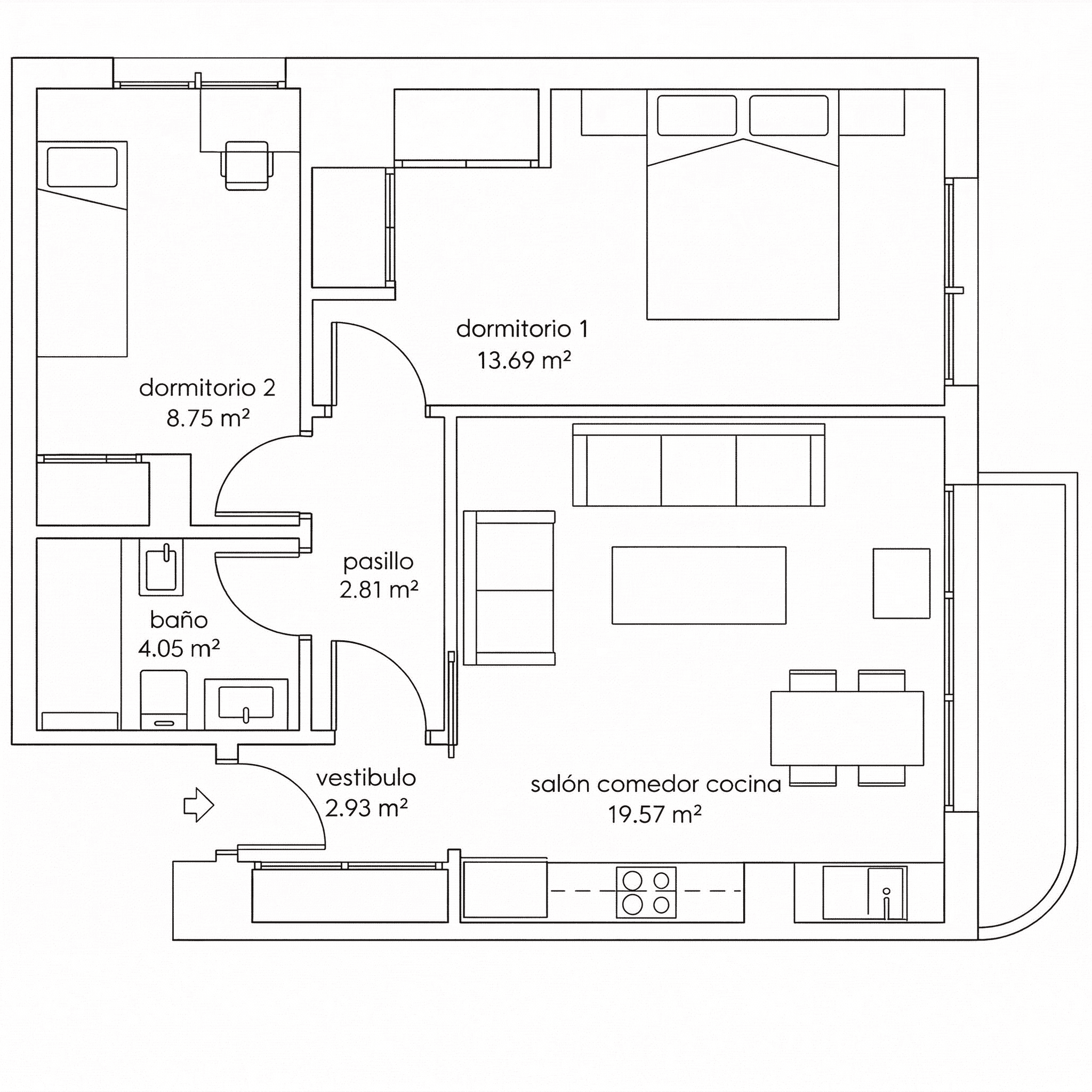 Piso en Venta - C. de Dulce Chacón - 34