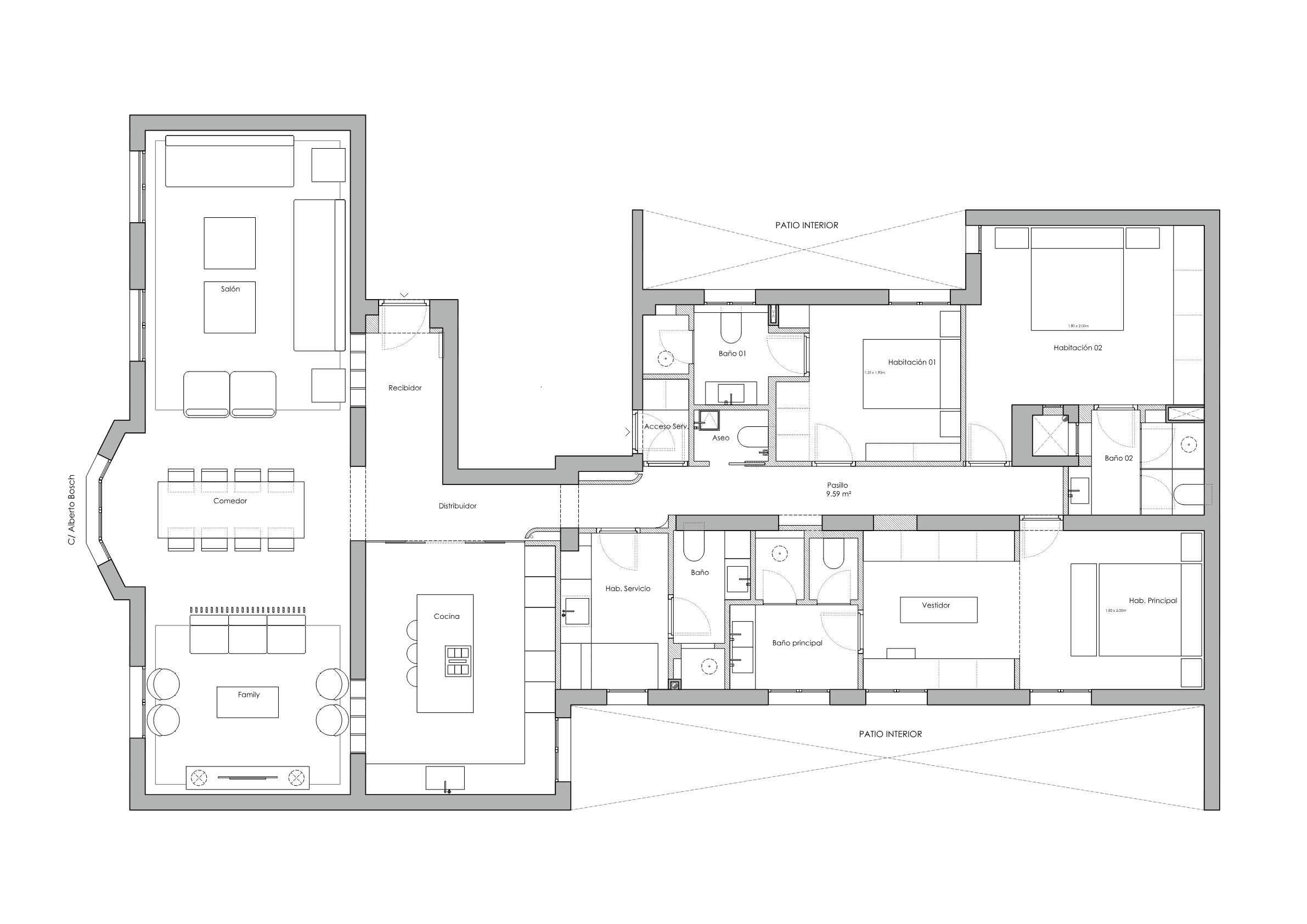 Piso en Venta en Calle de Alberto Bosch - 25