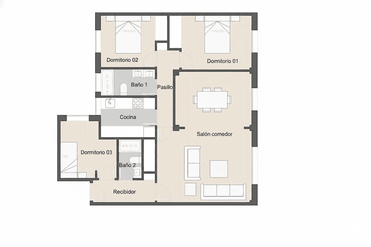 Piso en Venta en Avenida de Bruselas - 8