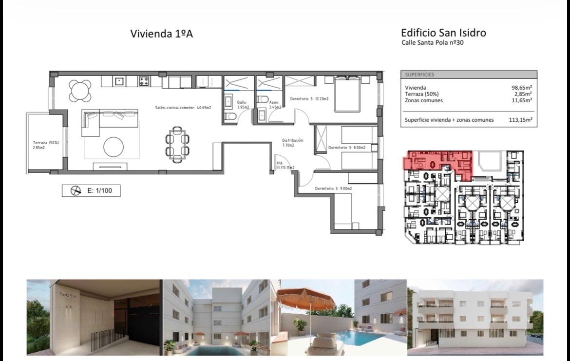 Piso en Venta en Calle Santa Pola - 16