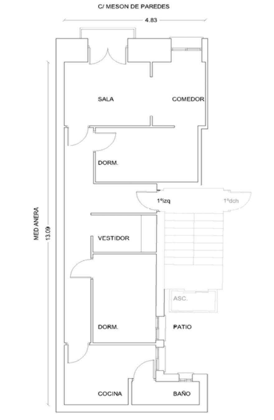 Piso en venta en C. del Mesón de Paredes - Madrid - 3